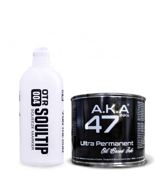 Pack Tinta AKA47 + Squeezer 75ml