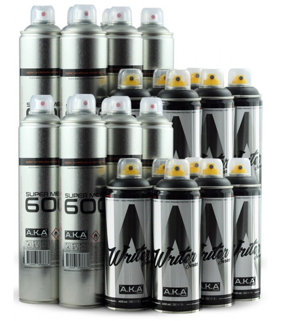PACK x12 SUPERMETAL + x12 NEGROS