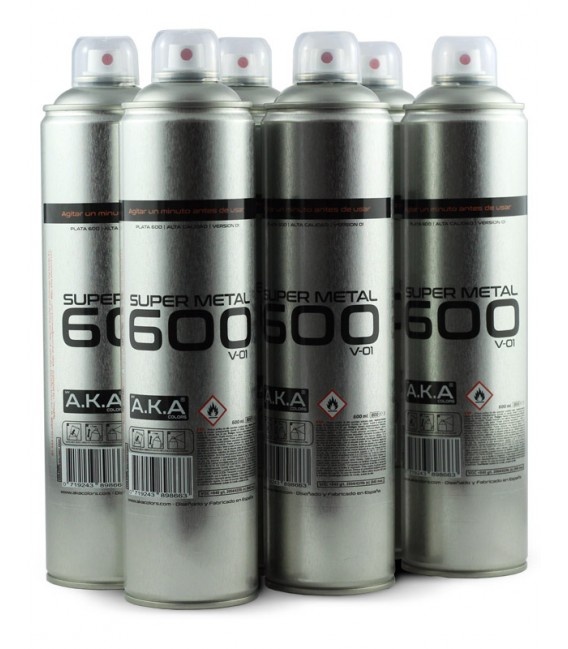 PACK x6 SUPER METAL 600