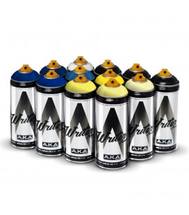 PACK WRITER x12 'Golden Yellow – Deep Purple Blue'