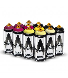 PACK WRITER x12 'Golden Yellow – Bloody Red'
