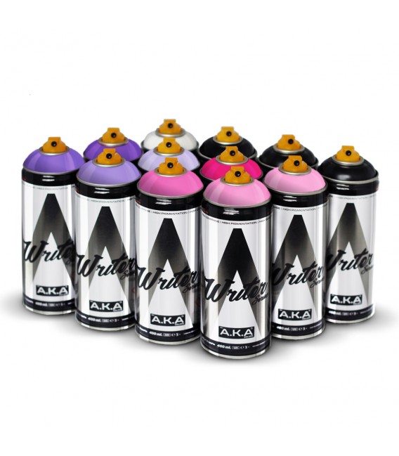 PACK WRITER x12 'Pinky Pink – Sweet Purple'