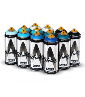 PACK WRITER x12 'Blue-Turquoise'